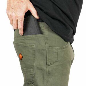 Green Off The Grid Trailblazer 5.0 Pant Taper Fit Jeans Pants 36x34